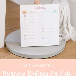 Routines Checklist Notepad, Morning Routine, Evening Routines, Bed Time Routines, Toddler Jobs Chores, Self-sufficient Happy Kids, Parenting image 9