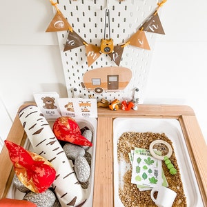 Camping Printable Dramatic Play Set and Sensory Bin Accessories image 8