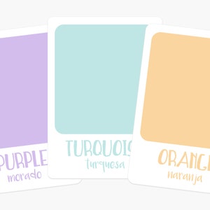 Cartes flash de tri des couleurs, Jouet pour tout-petits occupé, Jeu occupé, Activité pour tout-petits occupé, Ressources Montessori, Jouet d’orthographe, Décor de salle de jeux Montessori
