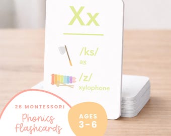 Phonics Flashcards | Letter Sounds Cards | Preschool Reading Skills | Ages 4–6