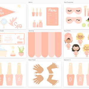 Spa Day Dramatic Play & Printable Worksheets
