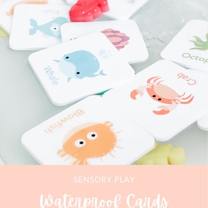 Impermeable Sea Ocean Animal Bath Time Memory Game perfecto para el juego sensorial en el agua, el baño o la hora de la piscina diversión de los niños pequeños