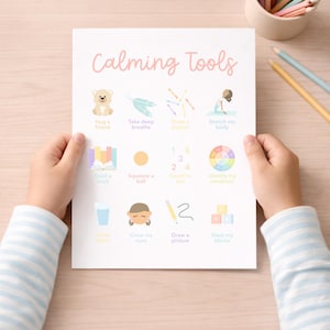 Toddler Mood Meter Printable, Feelings Chart for Kids, Calm Down Corner Poster, Preschool Emotion Chart, Montessori Emotional Regulation SEL image 13