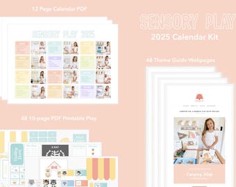 2025 Sensory Play Calendar
