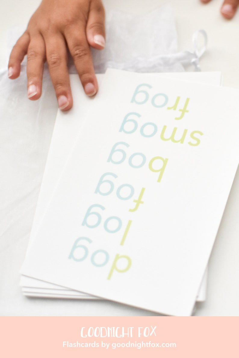 Rhyming Words Flash Cards Rhymesflash Cards Toddler - Etsy