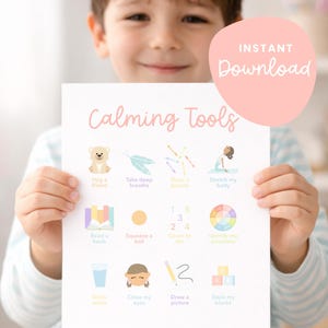 Toddler Mood Meter Printable, Feelings Chart for Kids, Calm Down Corner Poster, Preschool Emotion Chart, Montessori Emotional Regulation SEL image 10