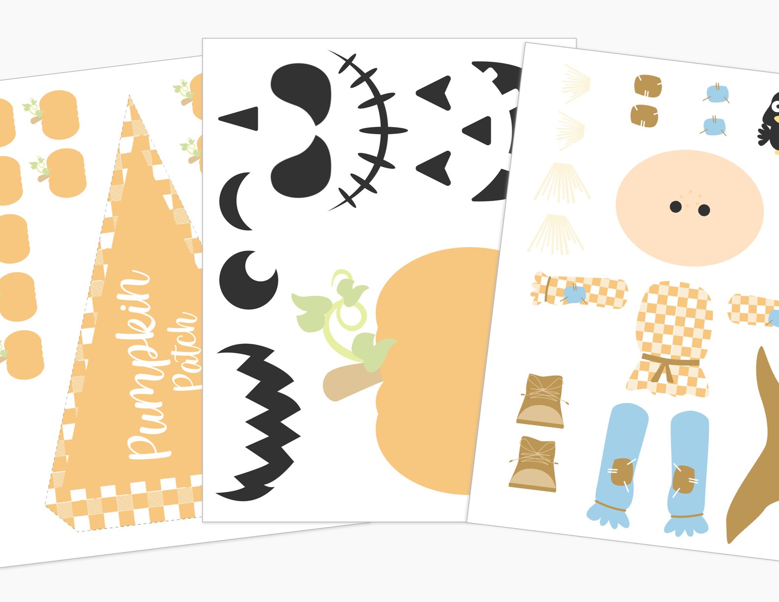 Pumpkin Patch Printable Dramatic Play Set and Sensory Bin - Etsy