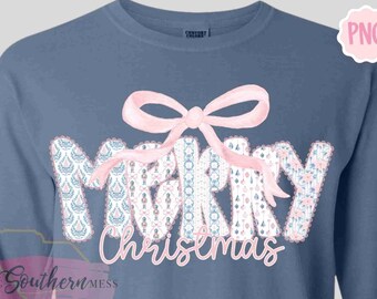 Grand Millennial Christmas Digital Design Lace PNG