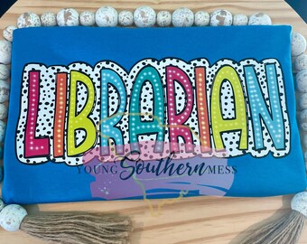 Librarian T-Shirt, Back to School, Librarian shirt, Shirt for librarians, librarian tee, Gift for librarian, School Librarian Tshirt
