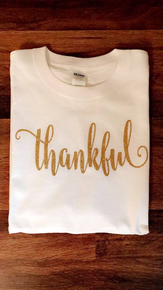 Thankful T-Shirt Thankful Tee Thanksgiving Shirt | Etsy