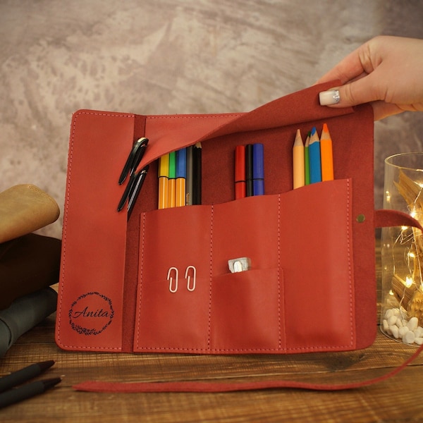 Roll up Pencil Case Etsy