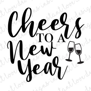 SVG | Felicidades para um novo ano | PNG | JPG | Download digital | Download instantâneo | Feriado | Presente | Ano Novo | Comemore | Cricut | cnc