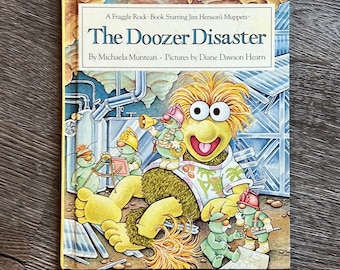 VINTAGE Fraggle Rock book Starring Jim Henson’s Muppets. The Doozer Disaster. 1984