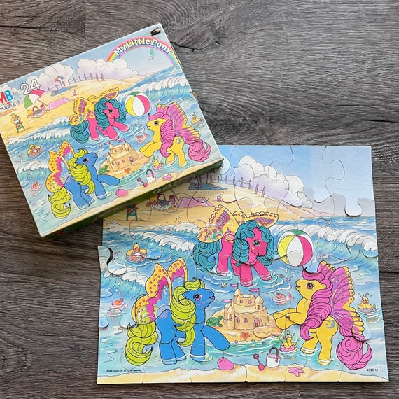 VINTAGE My Little Pony 24 Piece Puzzle!! Milton Bradley Puzzles