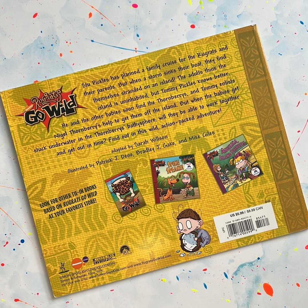 Sally From Rug Rats VINTAGE Nickelodeon Rug Rats Castaways Book! 2004 First Edition - Etsy