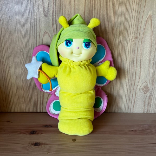 VINTAGE 1980’s Glo Worm Butterfly by Hasbro!! *RARE *Light’s up!