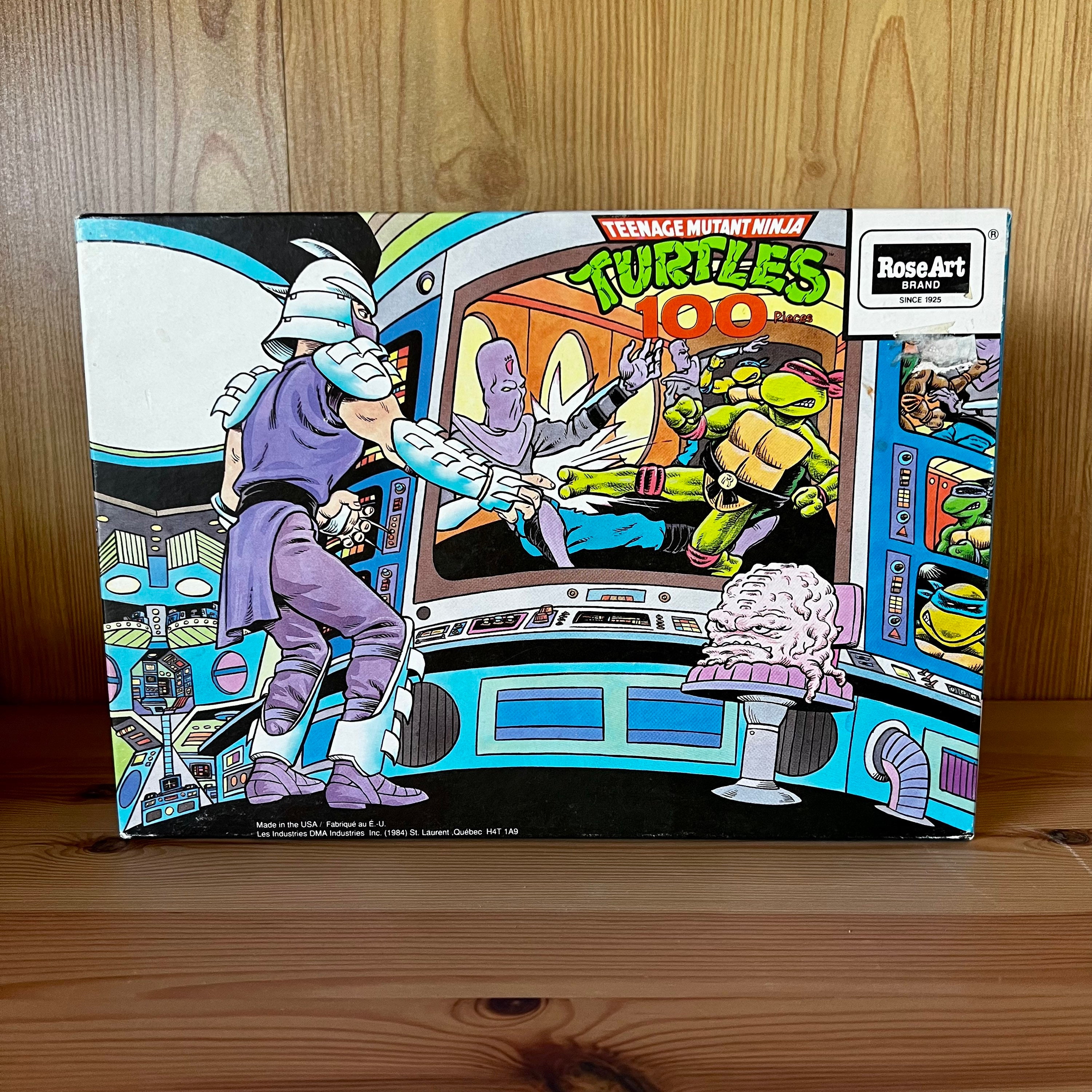 Vintage Teenage Mutant Ninja Turtles 100pc Jigsaw Puzzle