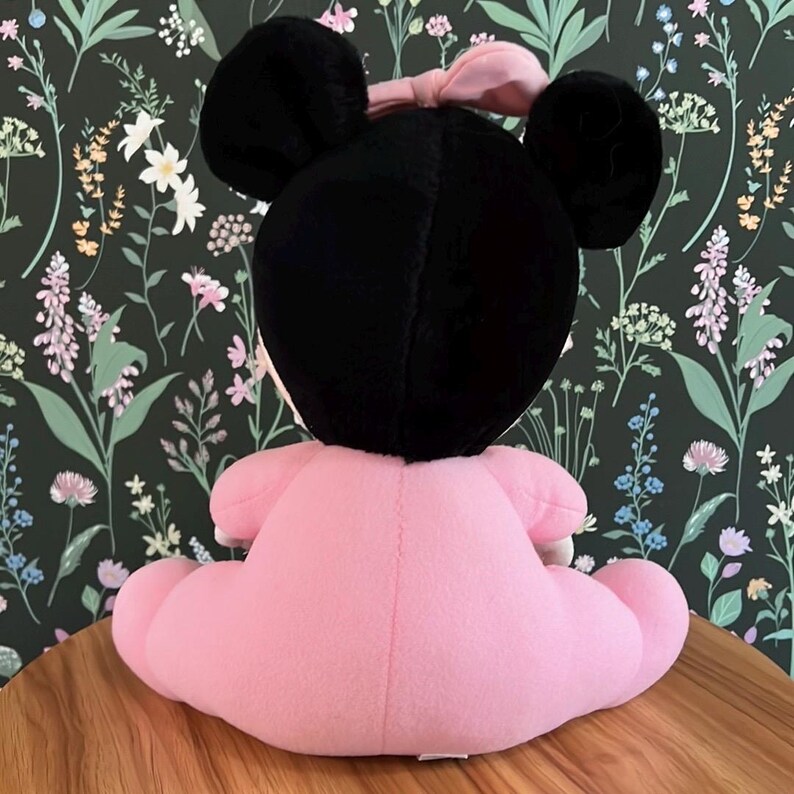 VINTAGE Hasbro Softies Baby Minnie Mouse Plush 1984 the Walt Disney Company bild 9