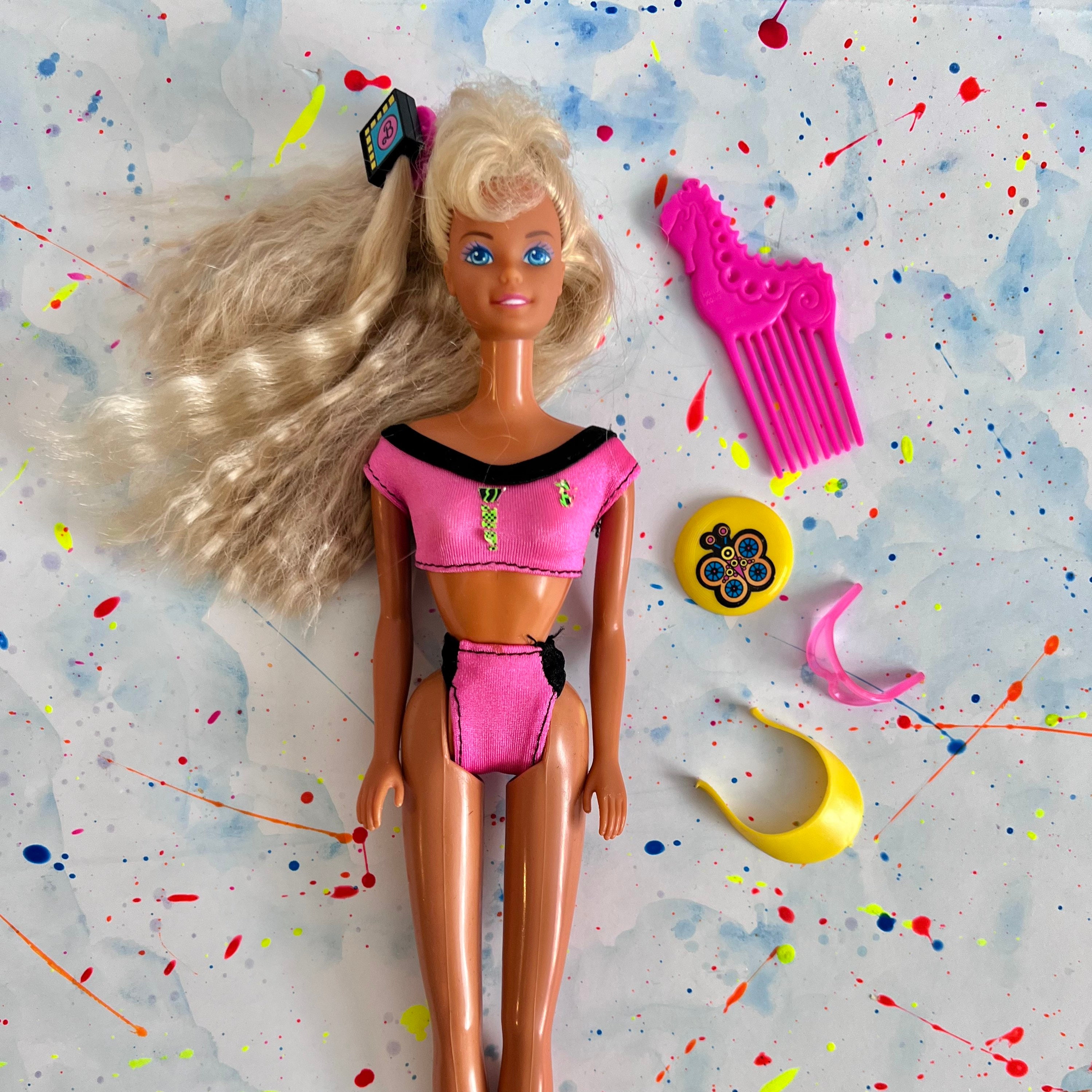 geweer politicus Voorzichtigheid VINTAGE Mattel Beach Blast Barbie 1980s COMPLETE - Etsy
