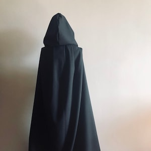 Black Wool Hooded Cloak, Blue Wool Hooded Coat, Gray Wool Cloak, Red Wool Hooded Cape, Beige Wool Cloak, Purple Autumn Cloak,Olive Wool Coat