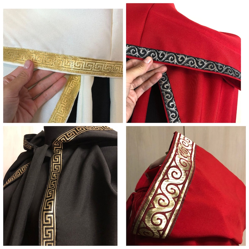 maxi cloak with trim large hood
