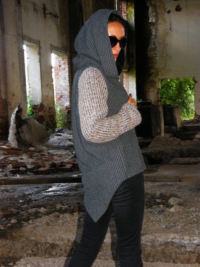 Burning Man Jacket Hooded Sweater Hooded Jacket Hooded vest