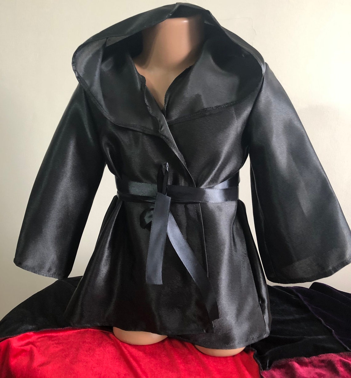 Kids Satin Robe Toddler Hooded Satin Robe Puppet Clothing Etsy