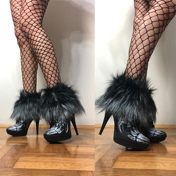 Fur Leg Warmers Etsy