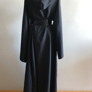 Black Robe Grim Reaper Costume Ceremonial Robe Wizard - Etsy
