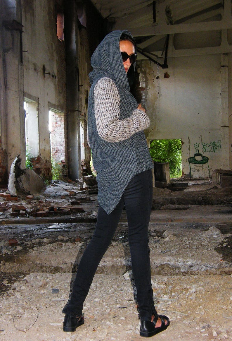 Burning Man Jacket Hooded Sweater Hooded Jacket Hooded vest