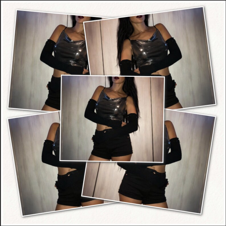 Black Arm Warmers Spiked Arm Warmers Knit Black Sleeves Etsy