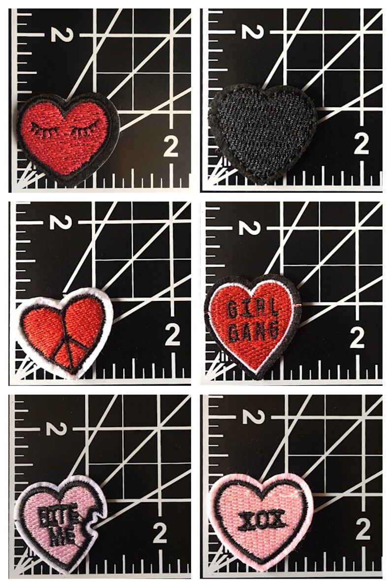 Skull Pink Heart iron-on//sew-on patch REDUCED