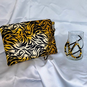 Ankara / Afrikanischer Druck / Schwarze Geschichte / Afroamerikaner / Ethno-Armband mit passenden Ohrringen