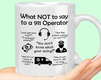 Gift for 911 Dispatcher Fucking Amazing 911 Dispatcher Mug 911 Dispatcher Birthday Mug Funny Rude Mug for 911 Dispatcher
