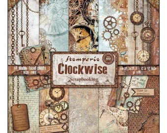 Clockwise Mannequin New Stamperia Rice Paper A4 DFSA4286