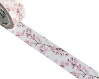Pink Cherry Blossom Flower Washi Masking Tape