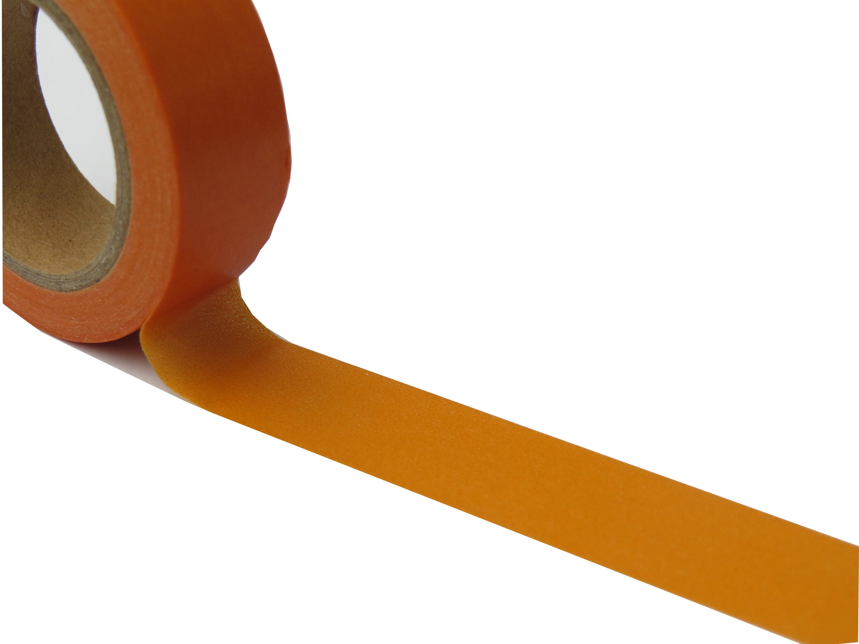 Plain Orange Washi Tape Solid Colour Orange Tape Etsy