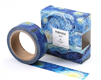 The Starry Night Washi Tape Inspired By Van Gogh