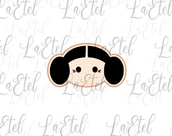 Princess Leia with Lashes SVG, PNG, Star Wars, Instant Digital Download, Vinyl Cut File