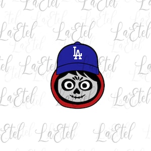 LA Dodgers SVG, PNG, Dia de Los Muertos Miguel Coco, Los Angeles Baseball Cap