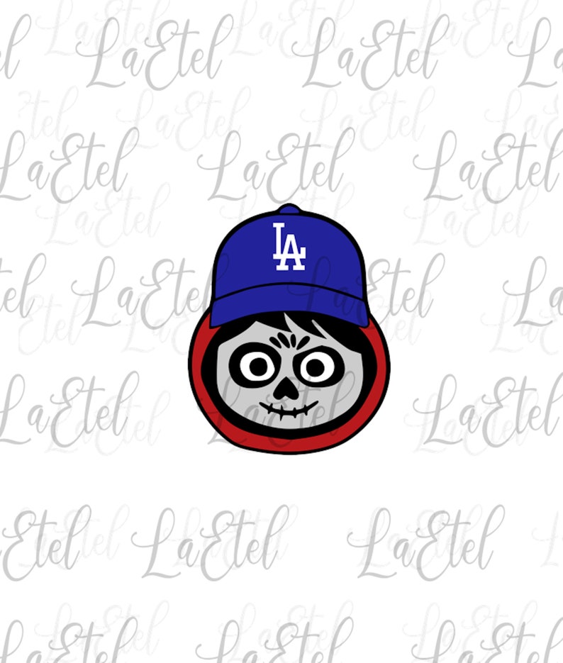 LA Dodgers SVG, PNG, Dia De Los Muertos Miguel Coco, Los Angeles
