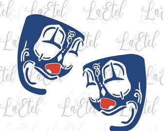 LA, Celebration Clown, Los Angeles Baseball SVG, PNG