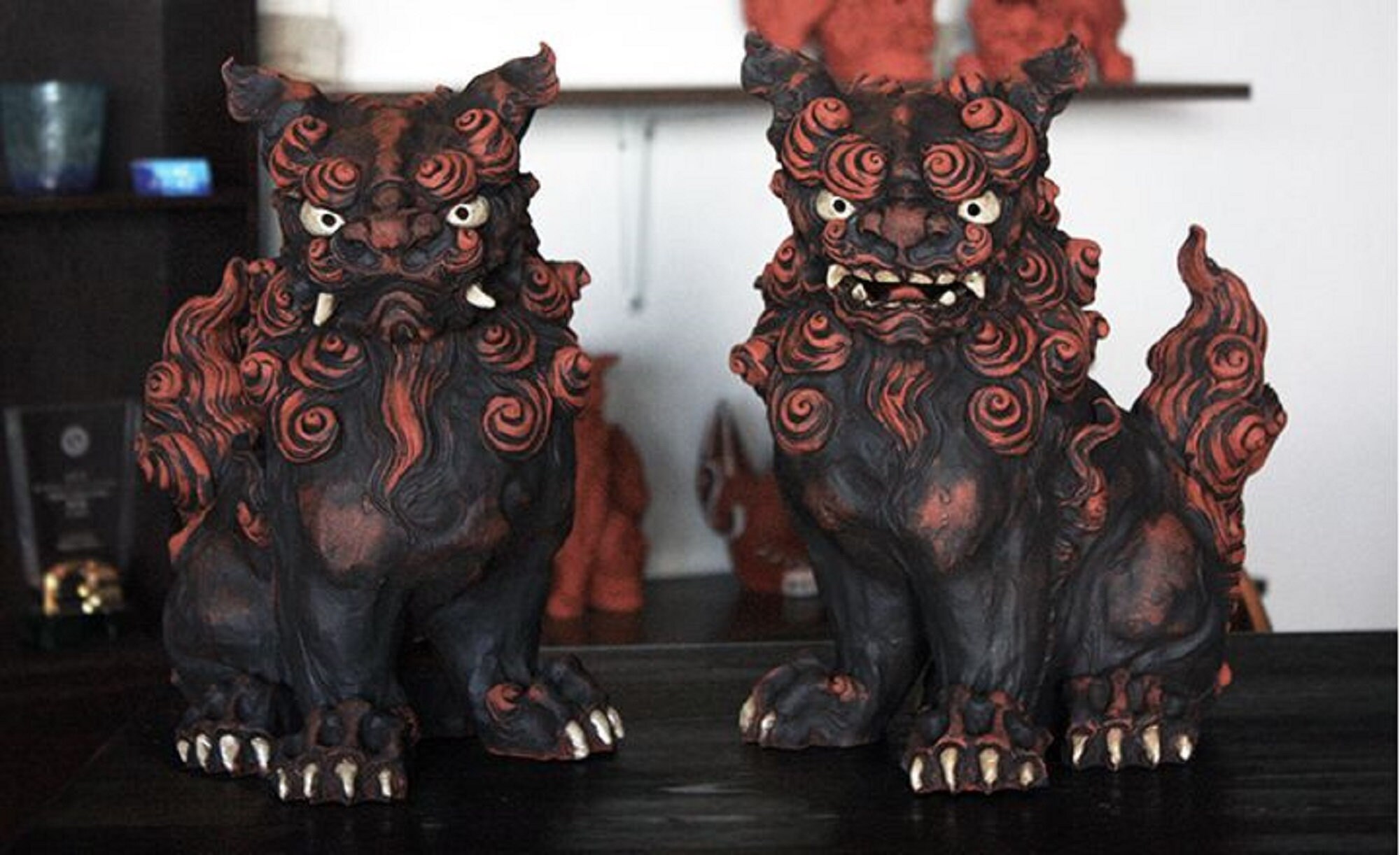 Okinawa Shisa Statue - Etsy
