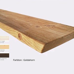 Wandregal Wandboard aus strukturiertem Holz Bild 1