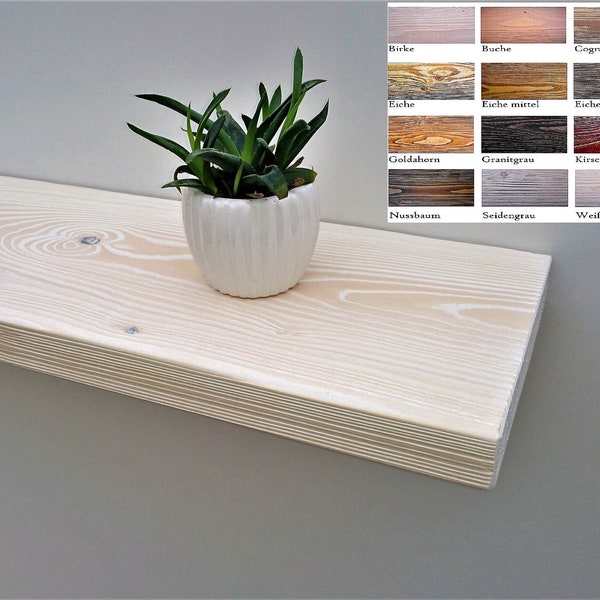 Étagère murale Wall board blanc en bois structuré