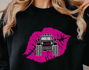 Off-Road Duck Duck Sudadera de gran tamaño Mujeres Día de San Valentín Sudadera con capucha Aventura 4x4 Mujeres Esposa Regalo Off Road Camisa Equipo Rosa Neumático Offroad Amante