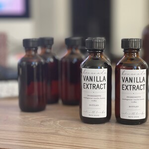 Homemade 2 oz Madagascar Vanilla Extract, Vanilla Extract, Baking, Mother&#39;s day gift, Special gift, Wedding gift, Favor, Madagascar, Brewed