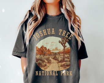 Comfort Colors, Joshua Tree National Park, National Park Shirt, Hiking Shirt, Camping Shirt, Adventure Shirt, Joshua Tree Shirt,Boho vintage