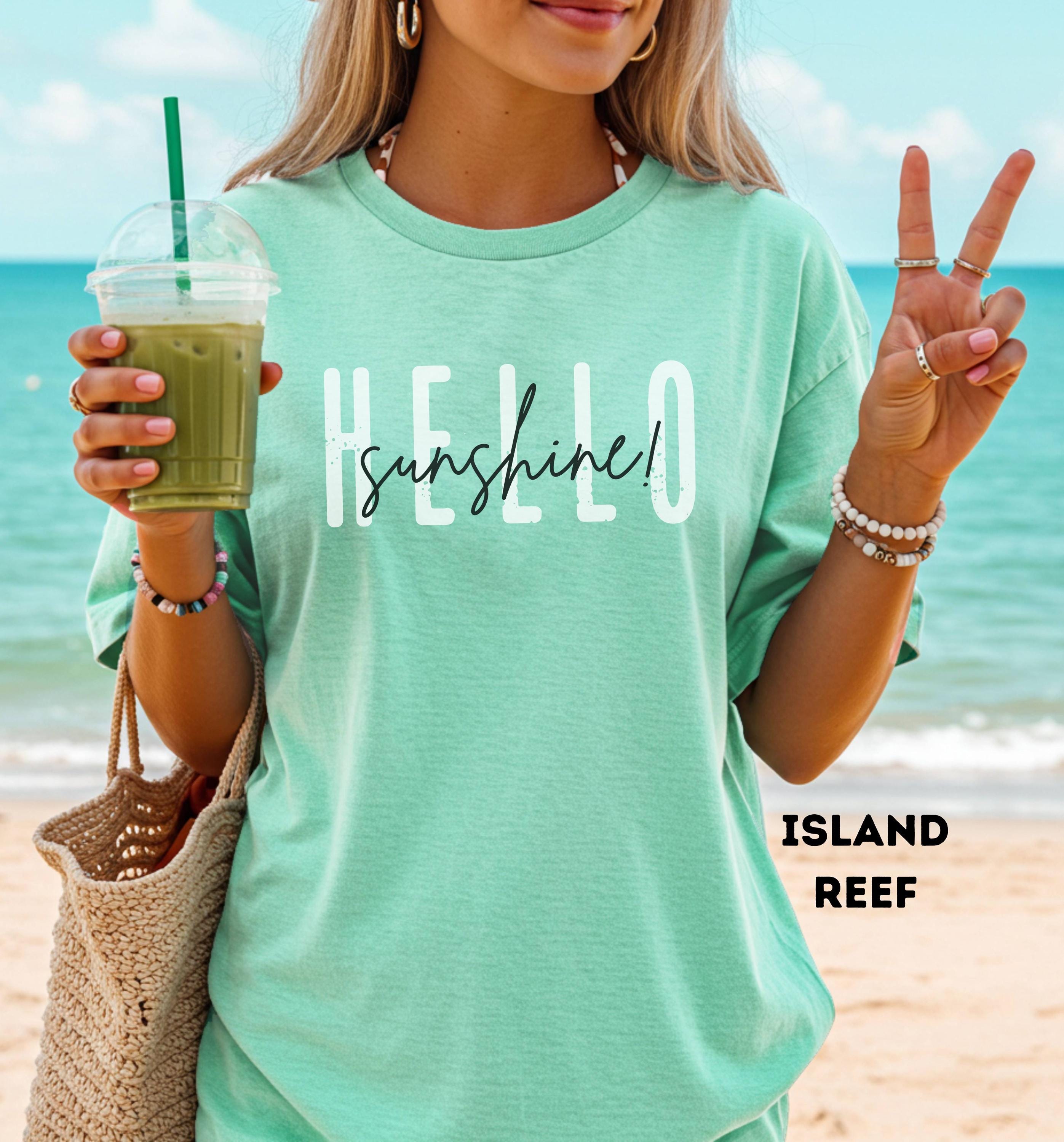 Spring Color Shirts Summer Spring Shirt Comfort Colors Oversized Tshirt Simple Pullover Tee ...