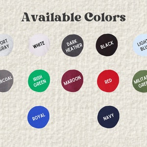 K&ouml;nnte beinhalten: Eine Tabelle mit den verf&uuml;gbaren Farben f&uuml;r ein Produkt. Die Farben sind: Sportgrau, Wei&szlig;, Dunkelgrau, Anthrazit, Irischgr&uuml;n, Weinrot, Rot, Milit&auml;rgr&uuml;n, Hellblau, Schwarz, K&ouml;nigsblau und Marineblau.
